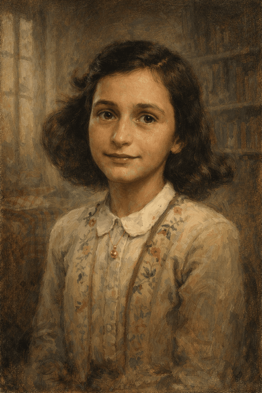 Portrait of Anne Frank