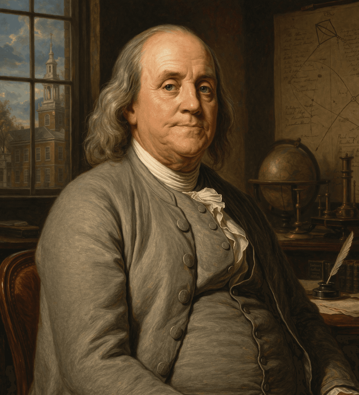 Portrait of Benjamin Franklin