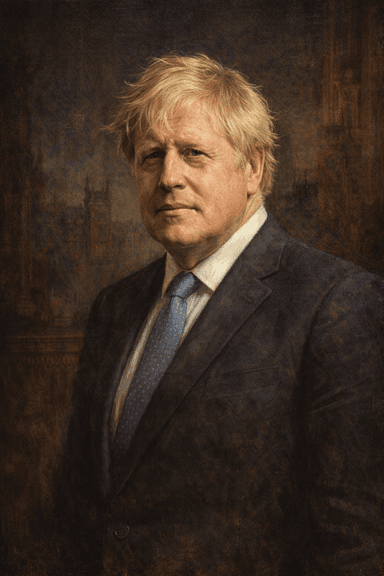 Portrait of Boris Johnson