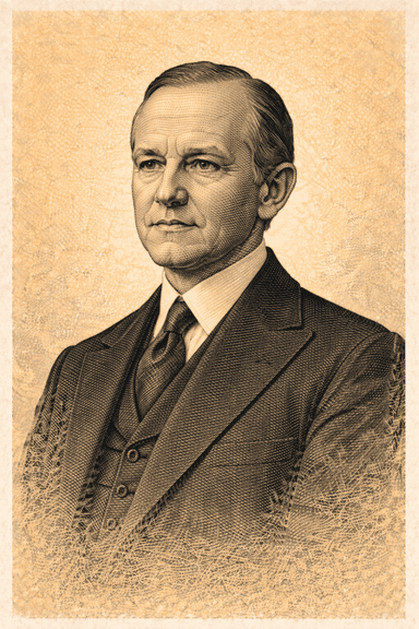 Portrait of Calvin Coolidge