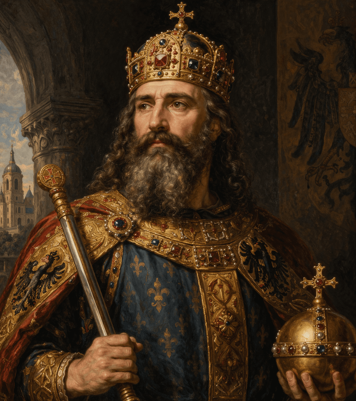 Portrait of Charlemagne