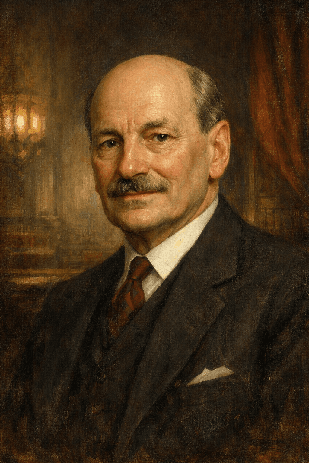 Portrait of Clement Attlee