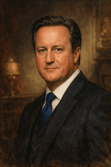 Portrait of David Cameron