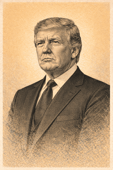 Portrait of Donald Trump