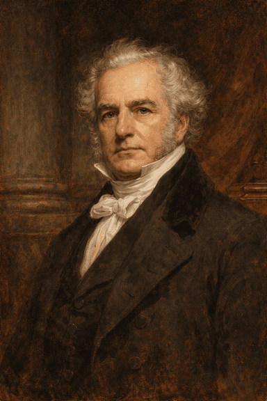 Portrait of Edward Smith-Stanley, 14th Earl of Derby