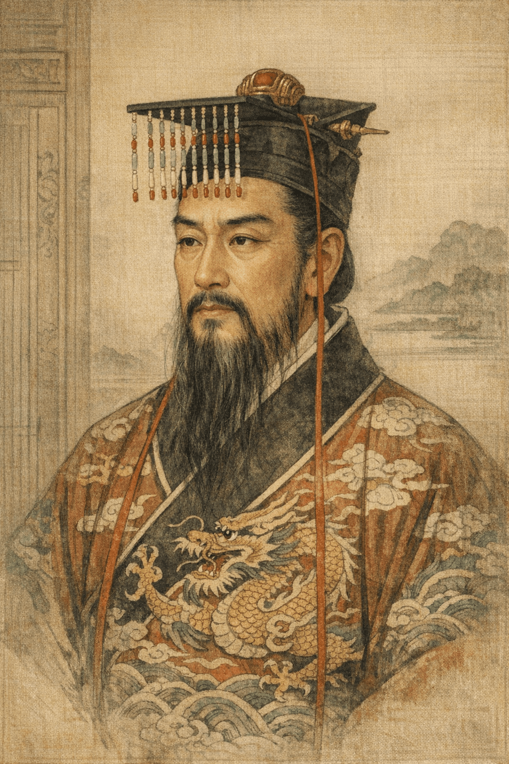 Portrait of Emperor Wu of Han