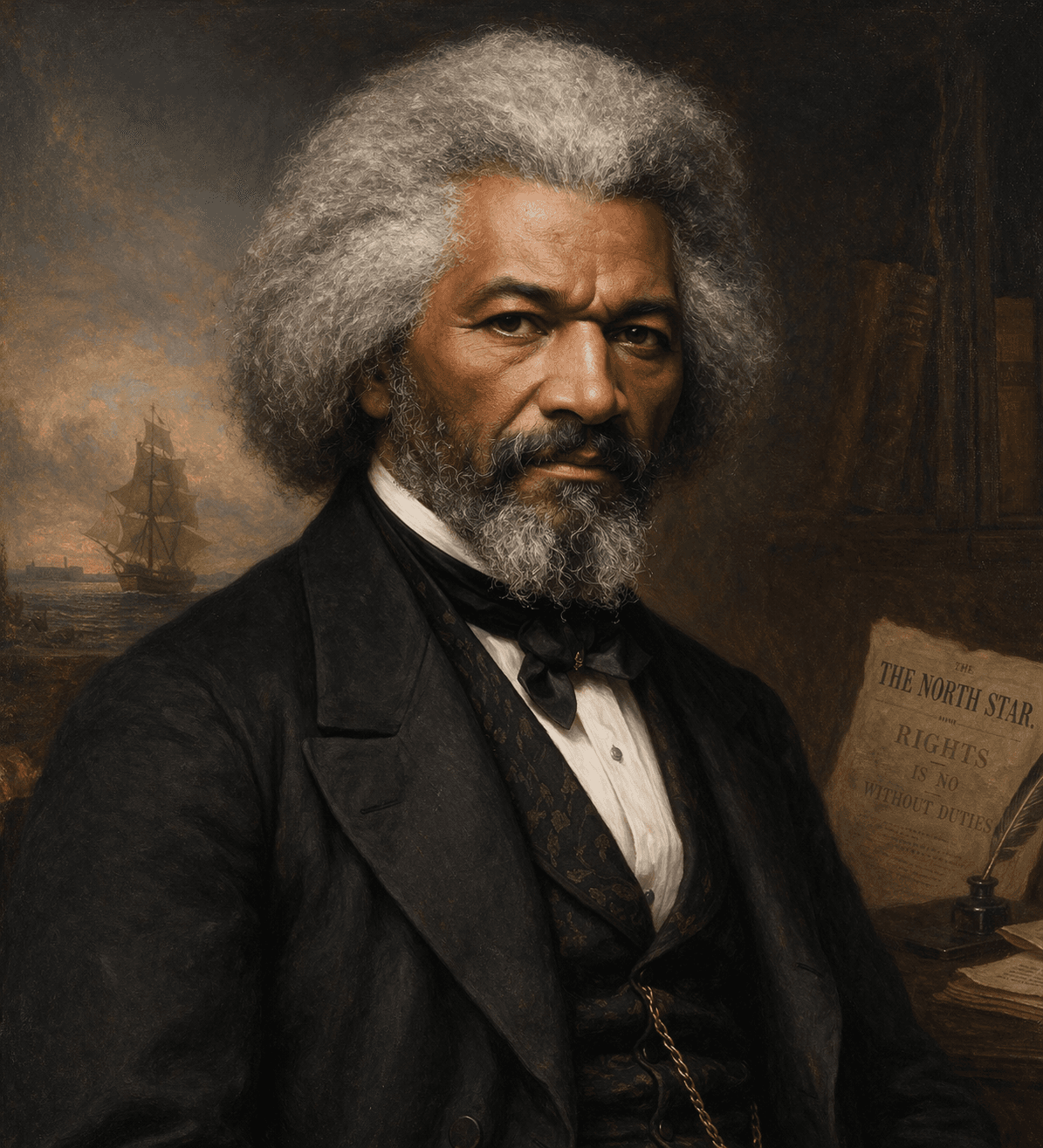 Portrait of Frederick Douglass