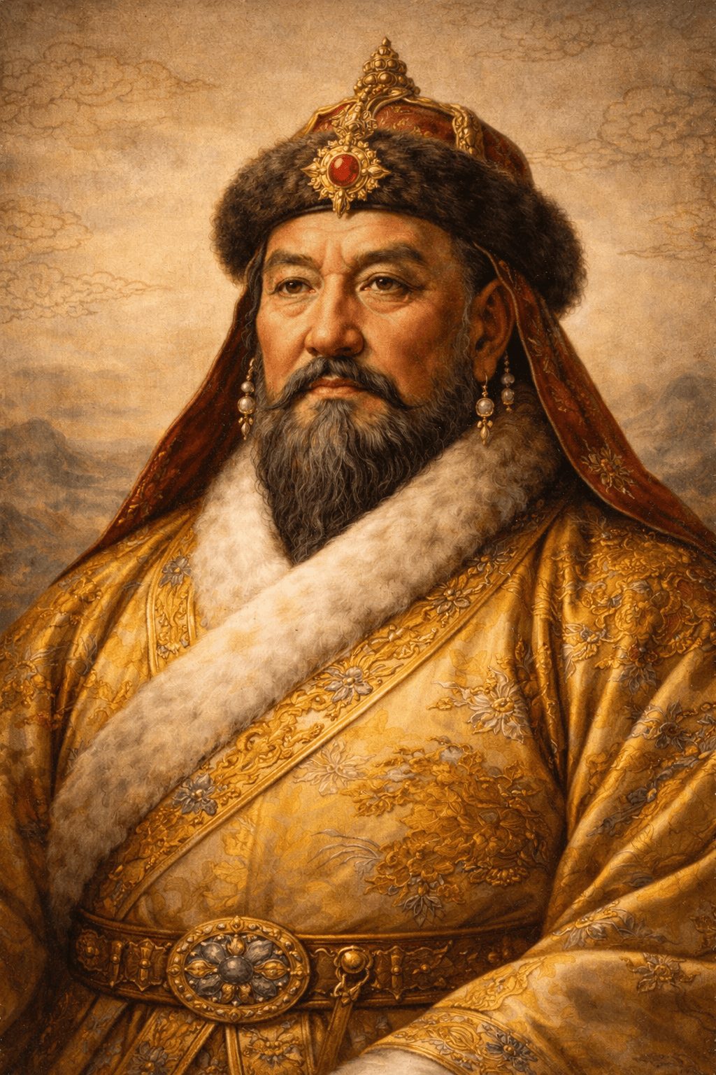 Portrait of Genghis Khan