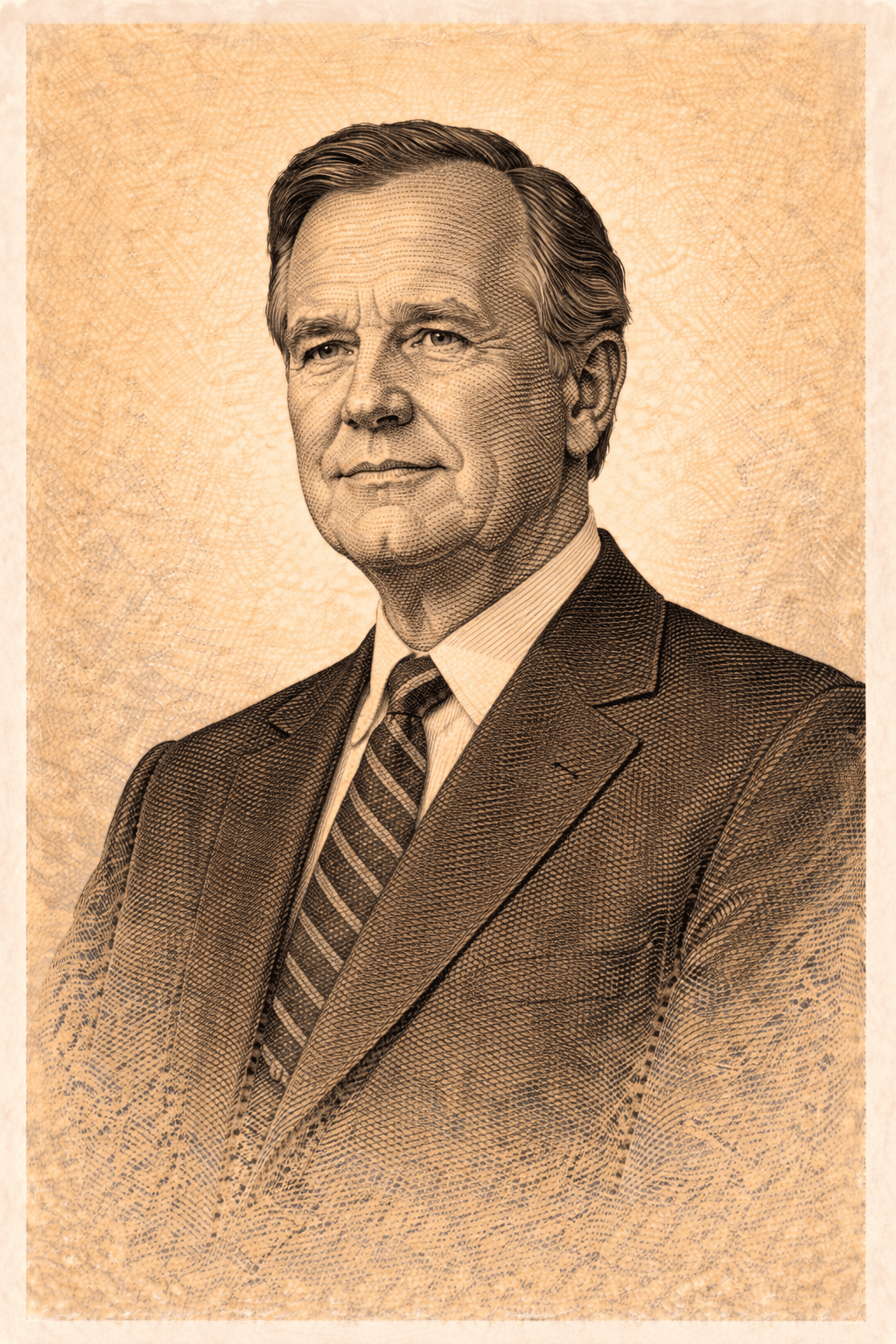 Portrait of George H. W. Bush