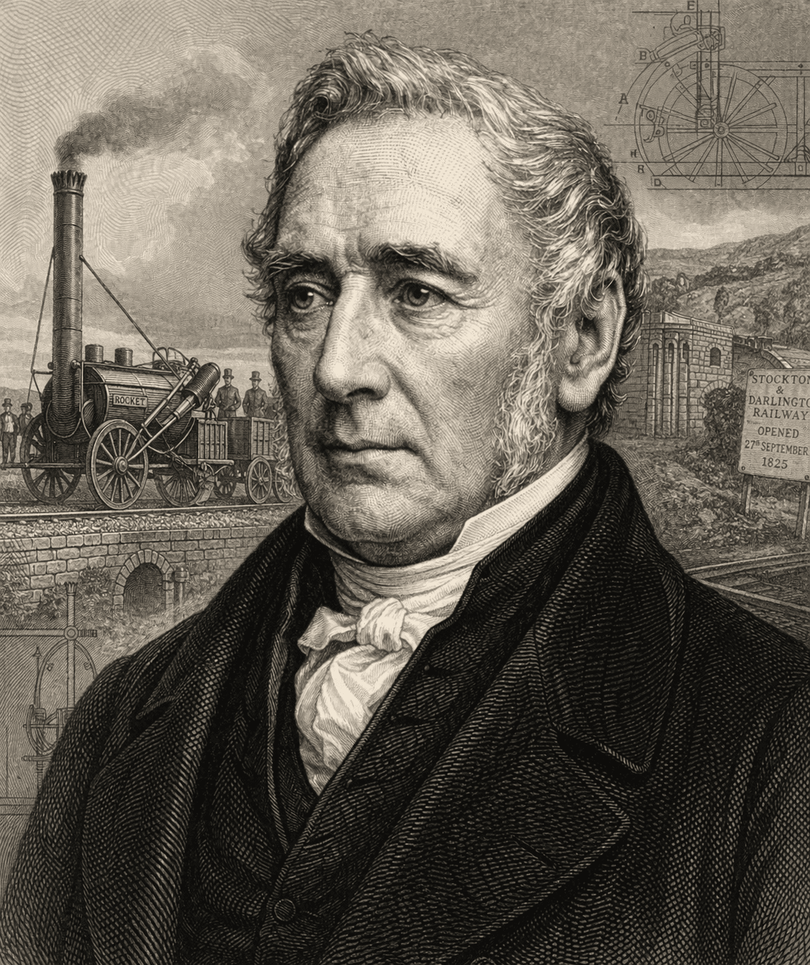 Portrait of George Stephenson
