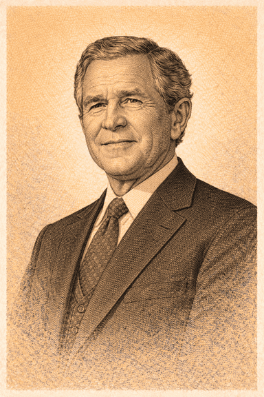 Portrait of George W. Bush