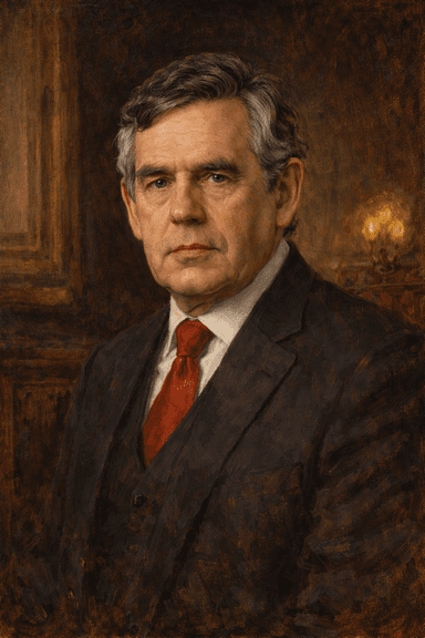 Portrait of Gordon Brown