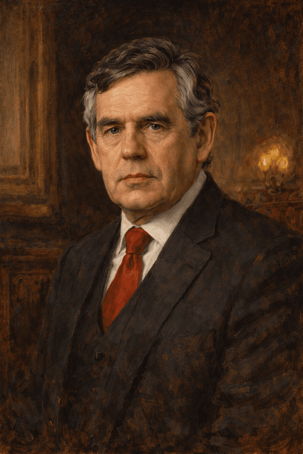 Portrait of Gordon Brown
