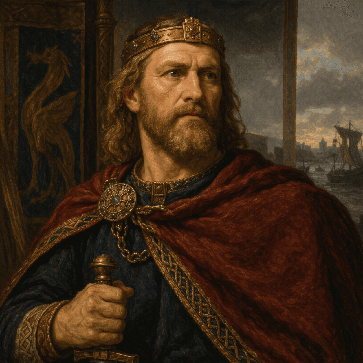 Portrait of Harold Godwinson