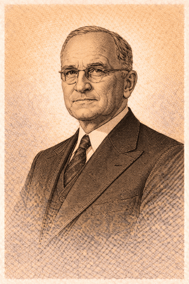 Portrait of Harry S Truman