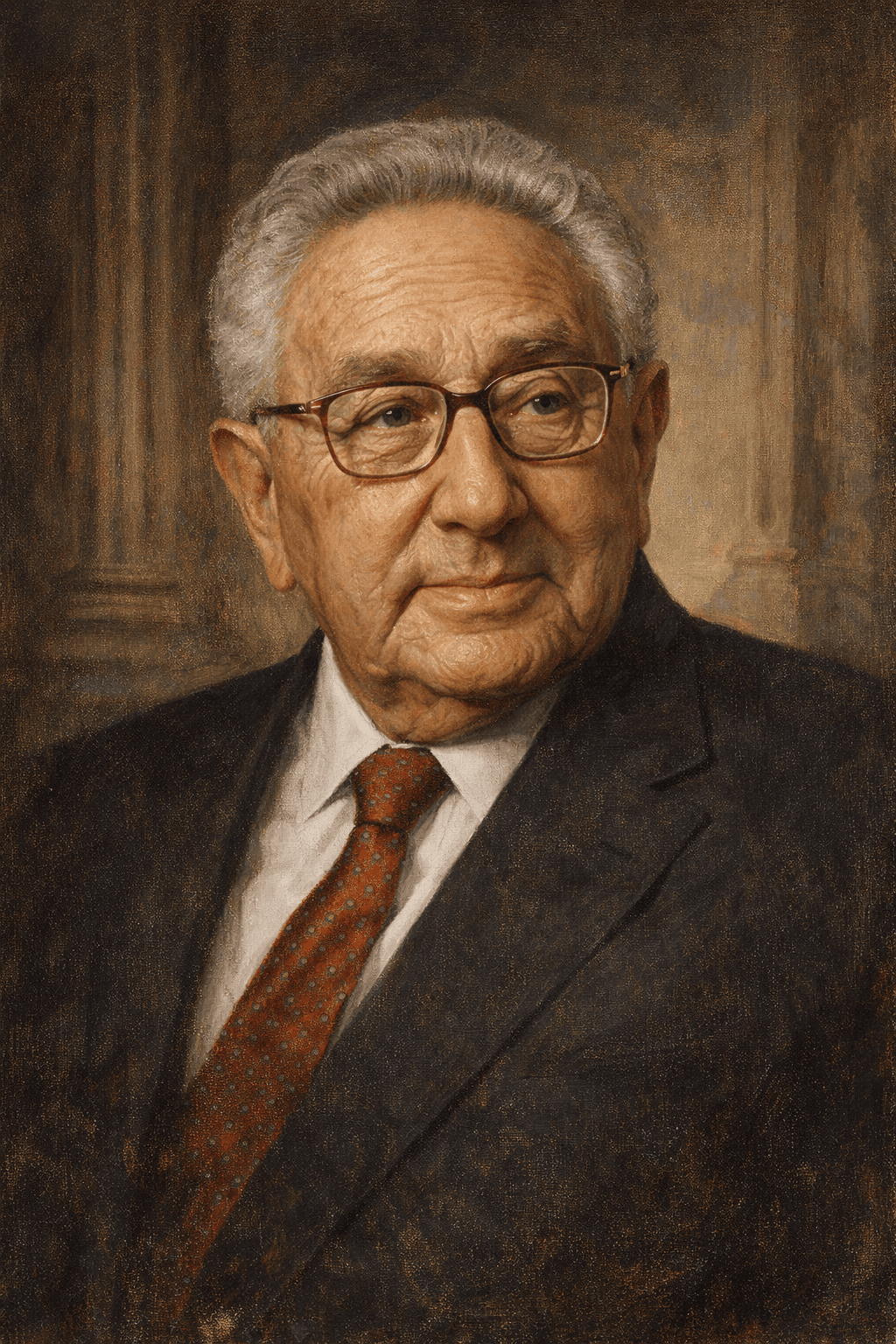 Portrait of Henry Kissinger
