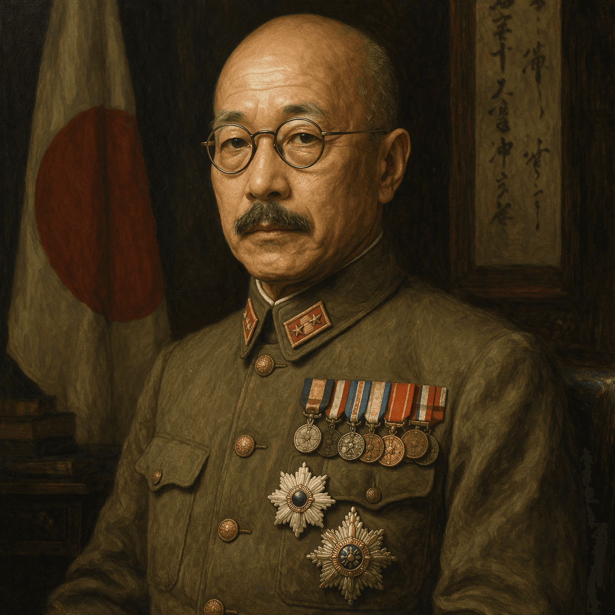 Portrait of Hideki Tojo