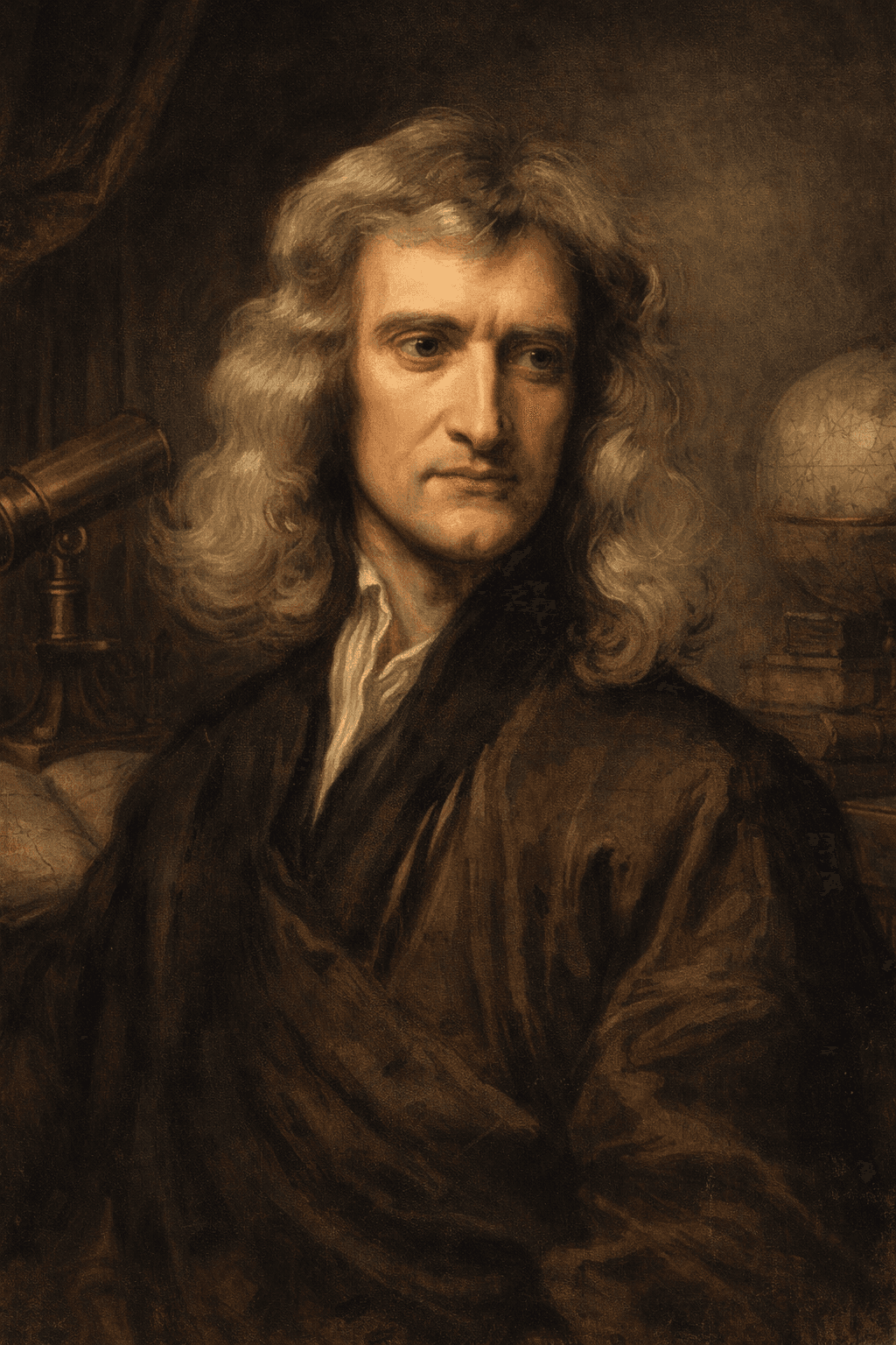 Portrait of Isaac Newton
