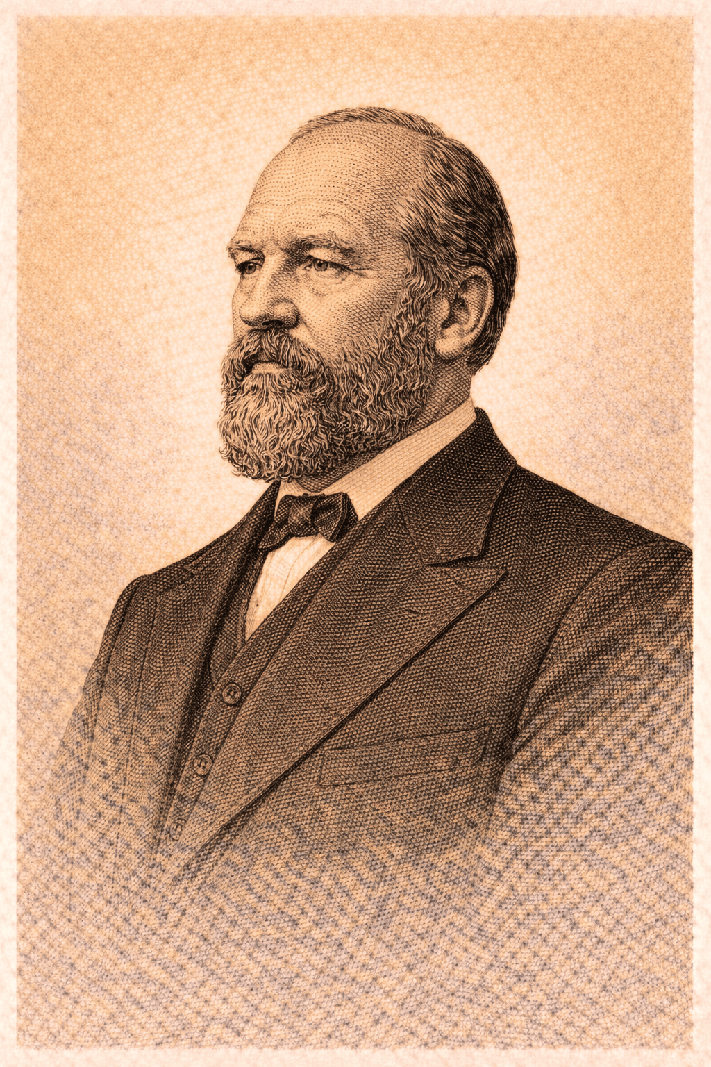 Portrait of James A Garfield