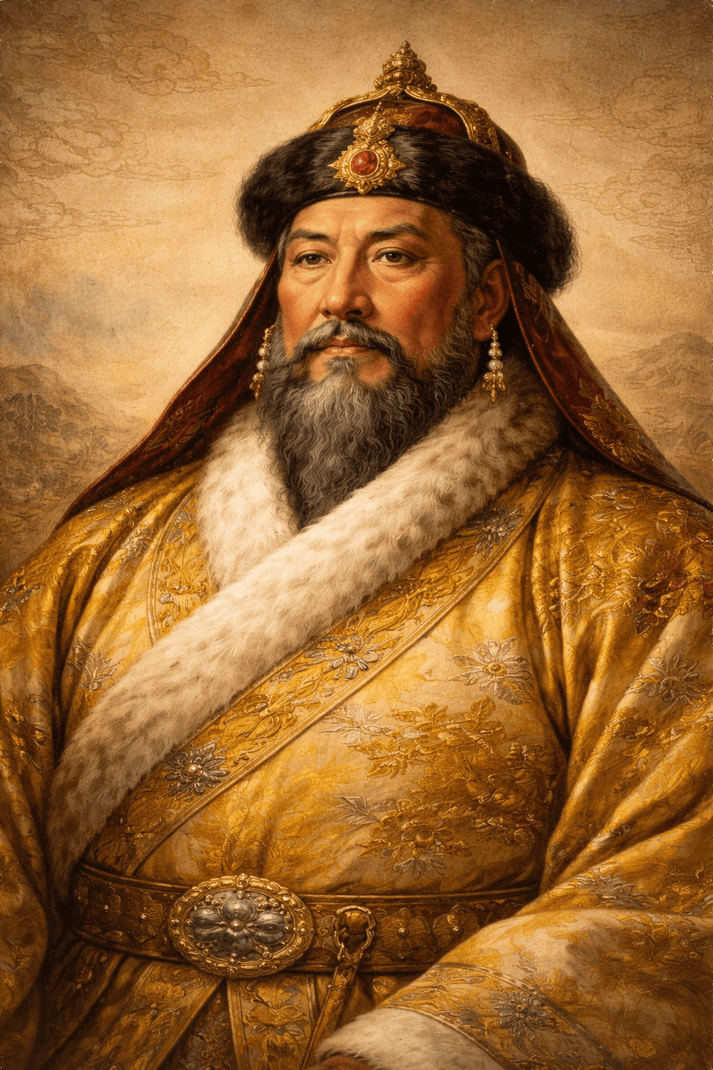 Portrait of Kublai Khan
