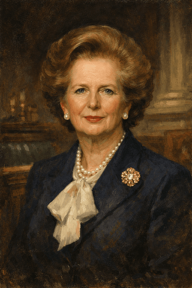 Portrait of Margaret Thatcher