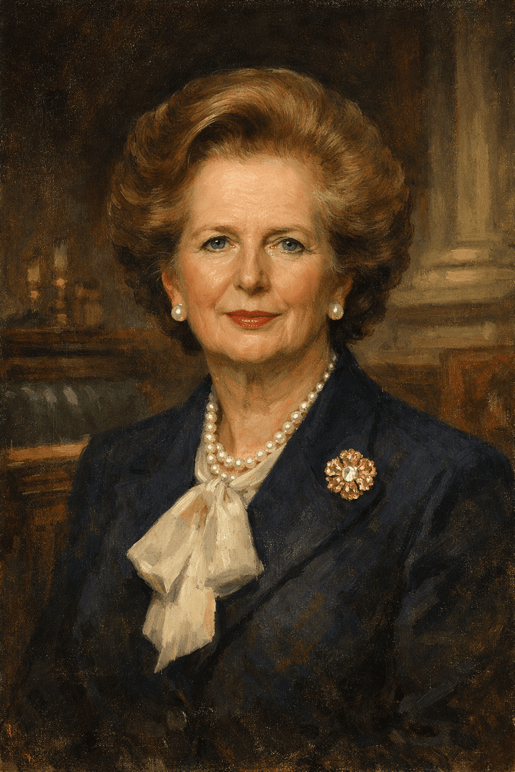 Portrait of Margaret Thatcher