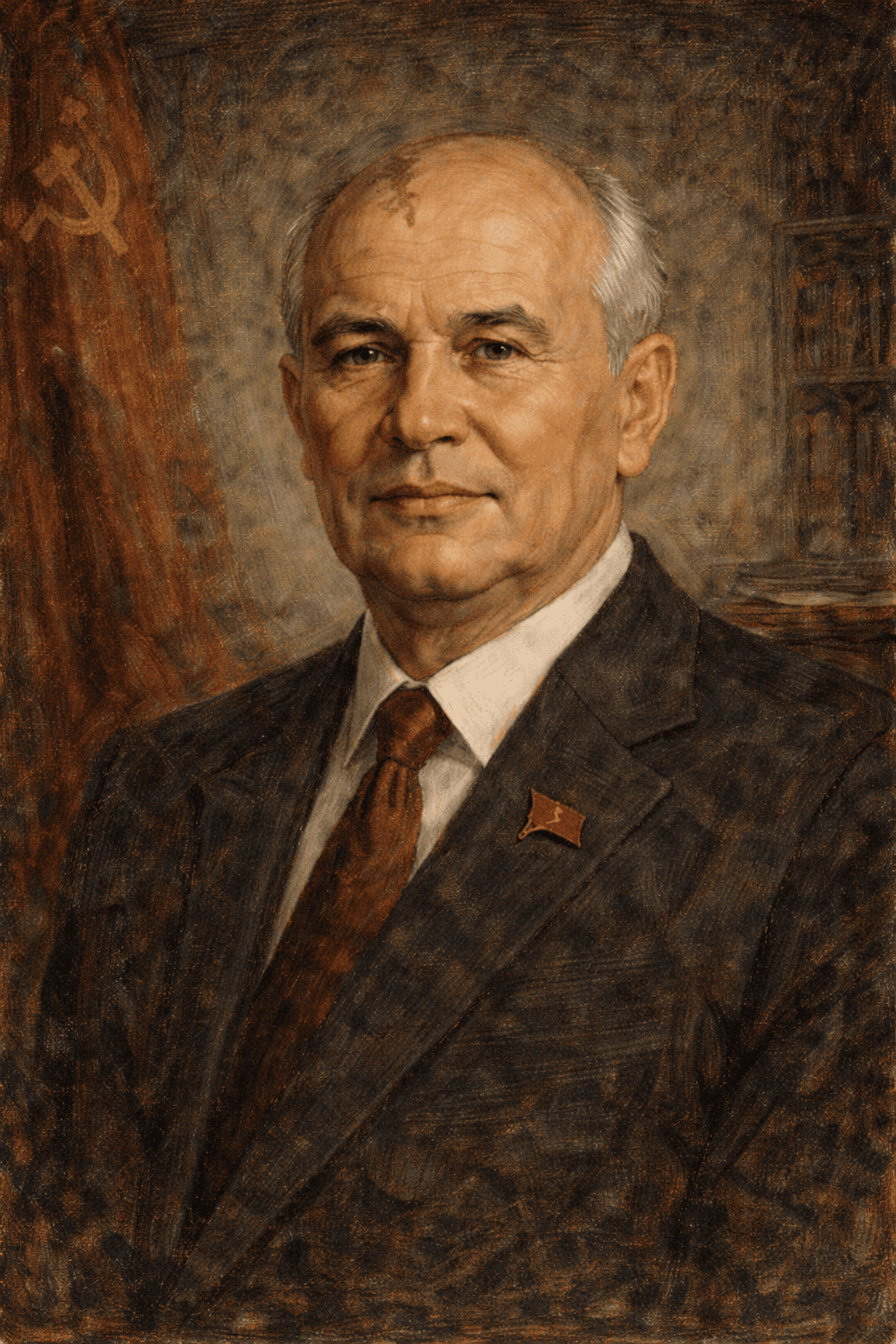 Portrait of Mikhail Gorbachev