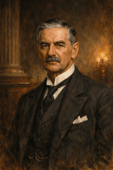 Portrait of Neville Chamberlain