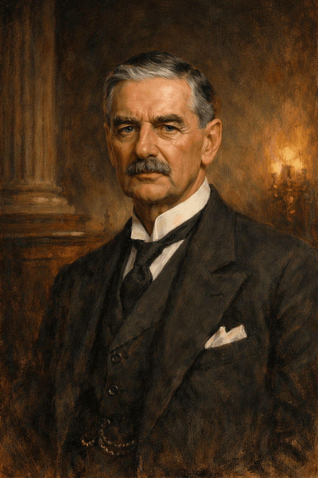 Portrait of Neville Chamberlain