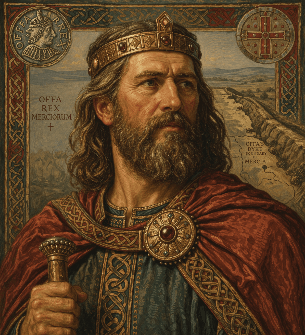 Portrait of Offa of Mercia
