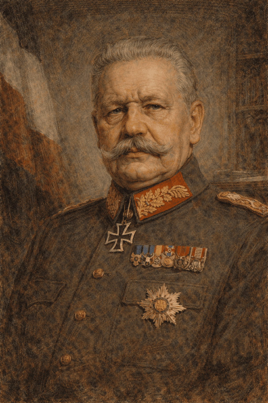 Portrait of Paul von Hindenburg