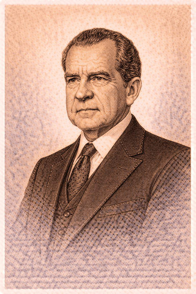 Portrait of Richard Nixon