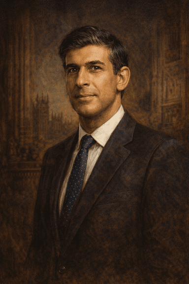 Portrait of Rishi Sunak
