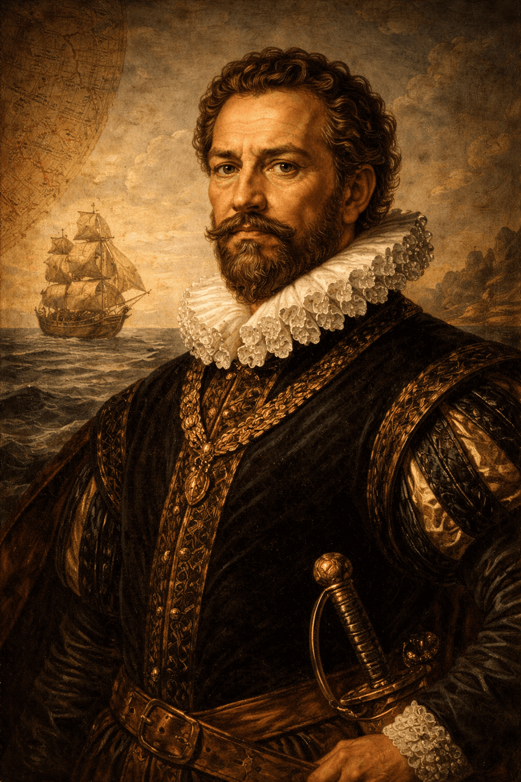 Portrait of Sir Francis Drake