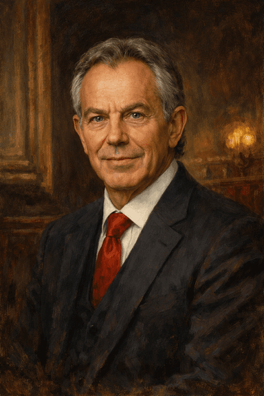 Portrait of Tony Blair