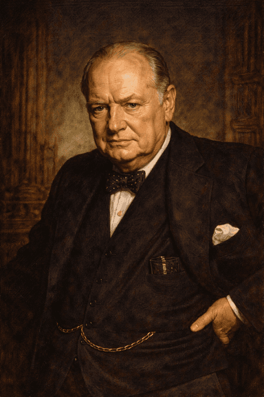 Portrait of Sir Winston Churchill
