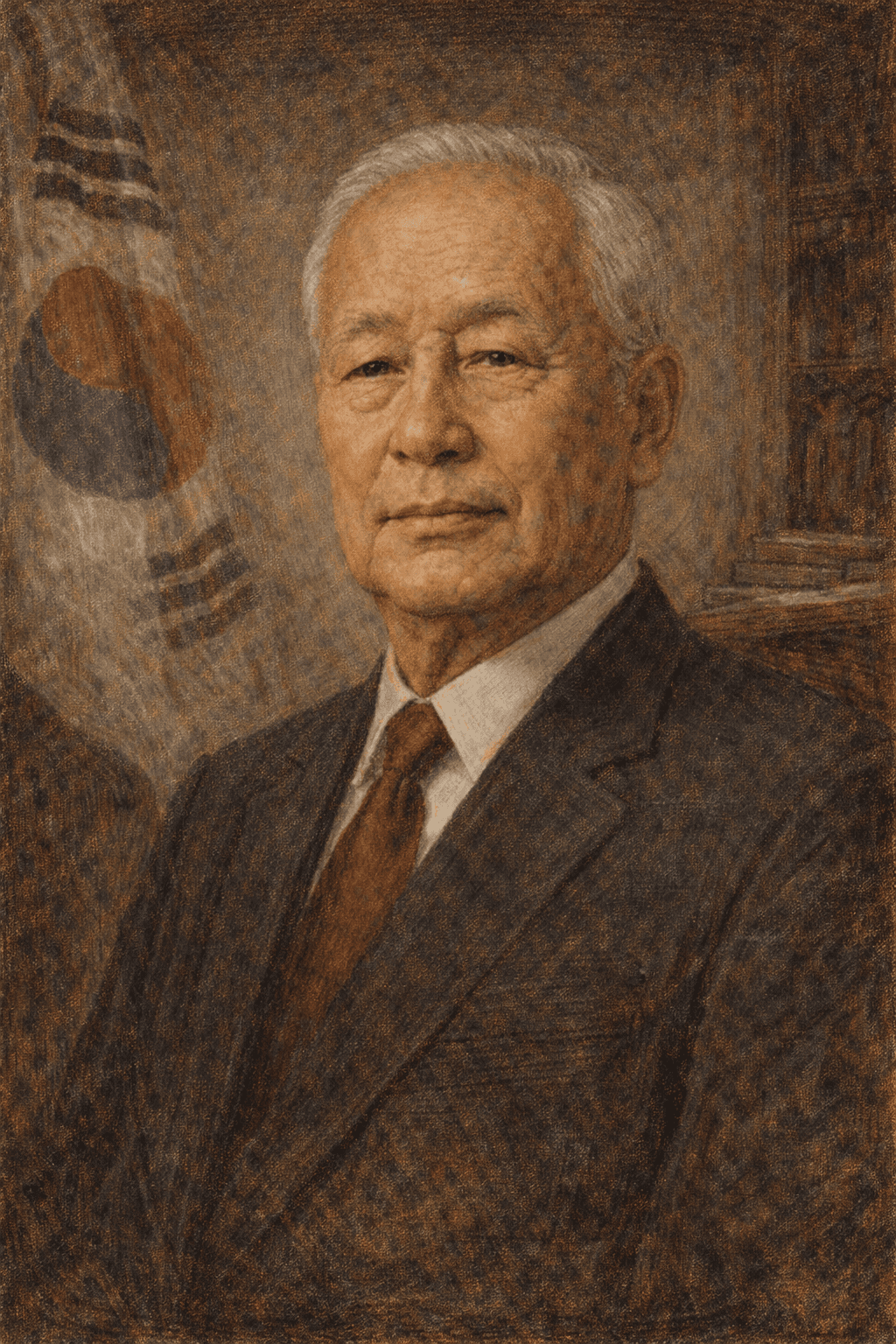 Portrait of Syngman Rhee